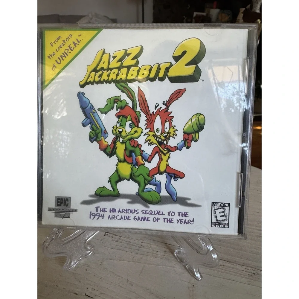 Jazz Jackrabbit 2 PC CD-ROM 1998 Complete Tested Epic MegaGames Rare